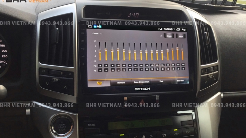 Màn hình DVD Android liền camera 360 Toyota Land Cruiser 2008 - 2015 | Gotech GT360